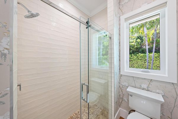 Bathroom, Glass Shower, Interior