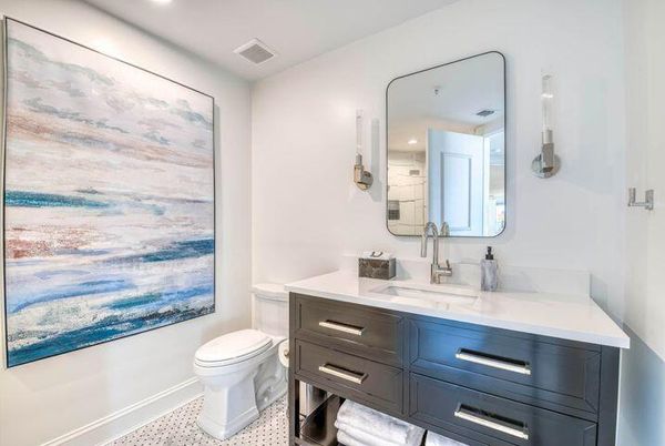 Bathroom, Interior, Recessed Lighting