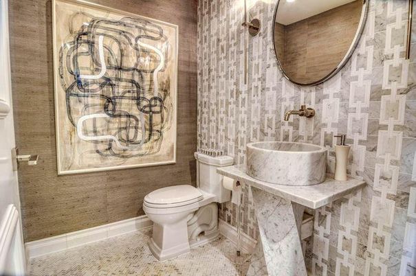 Bathroom, Interior, Recessed Lighting