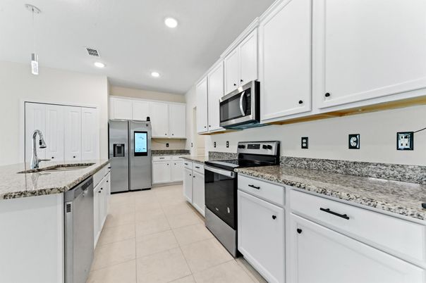 Interior, Kitchen, Recessed Lighting, Stainless Steel Appliances