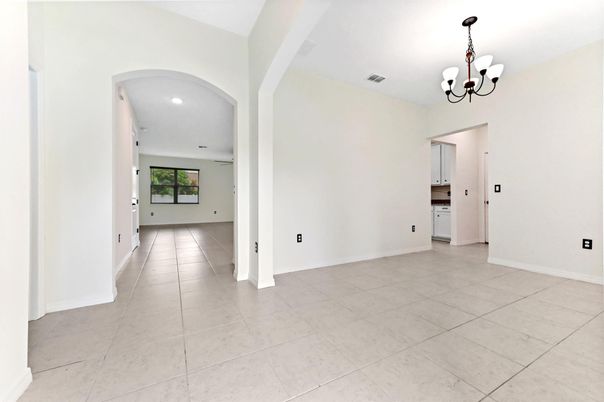 Chandelier, Empty room, Interior, Recessed Lighting