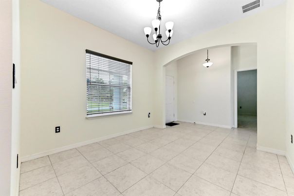 Chandelier, Empty room, Interior