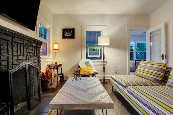 Fireplace, Interior, Wood Texture Flooring