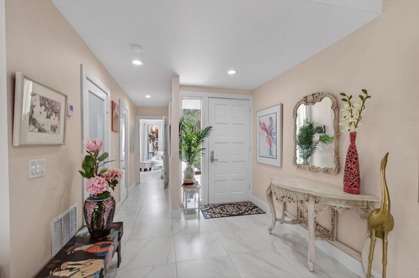 Interior, Marble, Recessed Lighting