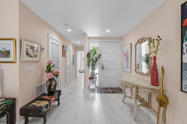 Interior, Marble, Recessed Lighting