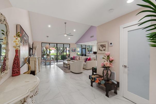 Interior, Living room, Marble, Recessed Lighting