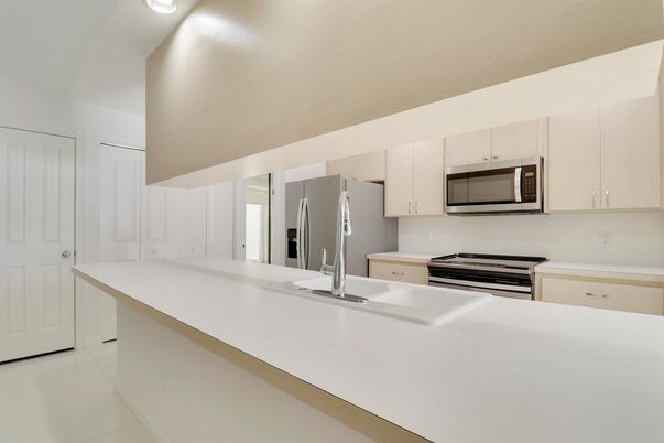Interior, Kitchen, Recessed Lighting, Stainless Steel Appliances