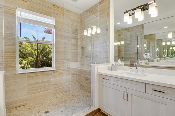 Bathroom, Glass Shower, Interior