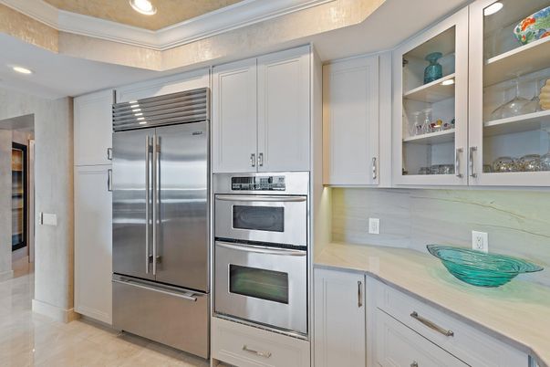 Interior, Kitchen, Recessed Lighting, Stainless Steel Appliances