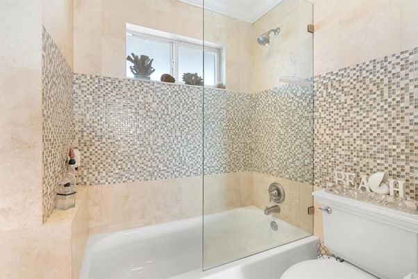 Bathroom, Glass Shower, Interior