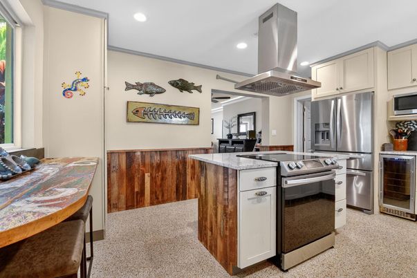 Interior, Kitchen, Recessed Lighting, Stainless Steel Appliances
