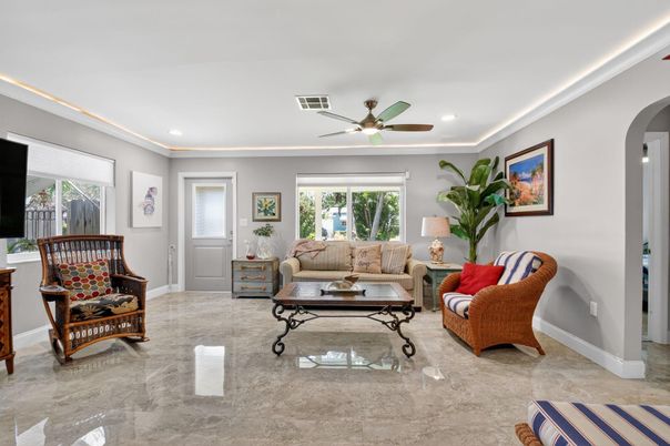Interior, Living room, Recessed Lighting