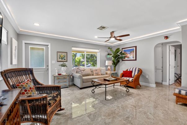 Interior, Living room, Recessed Lighting