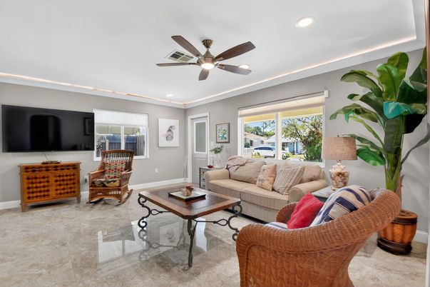 Interior, Living room, Recessed Lighting