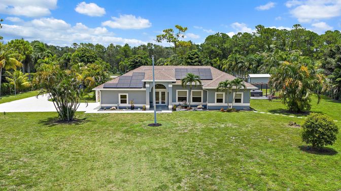 Backyard, Exterior, Solar Panels