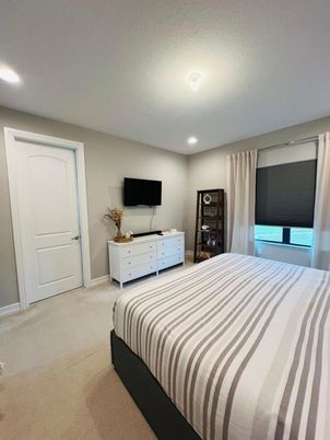 Bedroom, Interior, Recessed Lighting