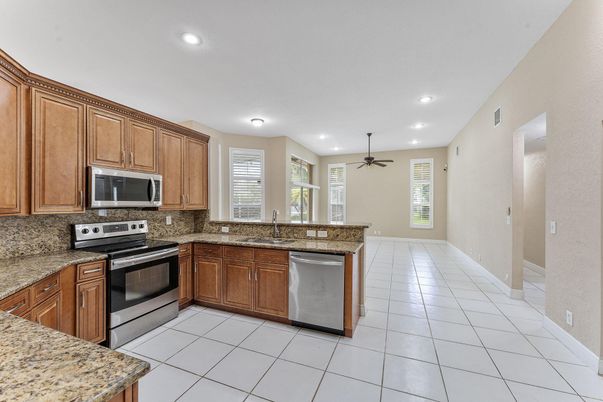 Interior, Kitchen, Recessed Lighting, Stainless Steel Appliances