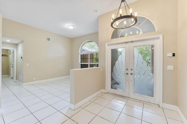 Chandelier, Interior, Recessed Lighting