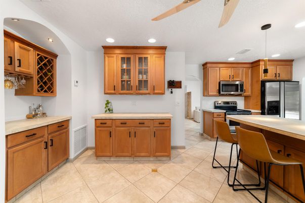Interior, Kitchen, Recessed Lighting, Stainless Steel Appliances
