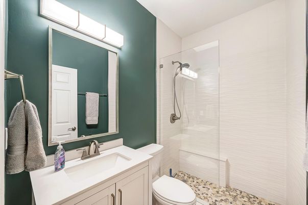 Bathroom, Glass Shower, Interior
