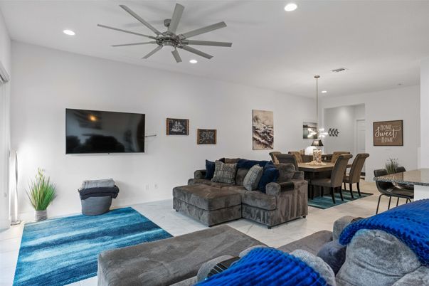 Dining room, Interior, Living room, Pendant Lights, Recessed Lighting