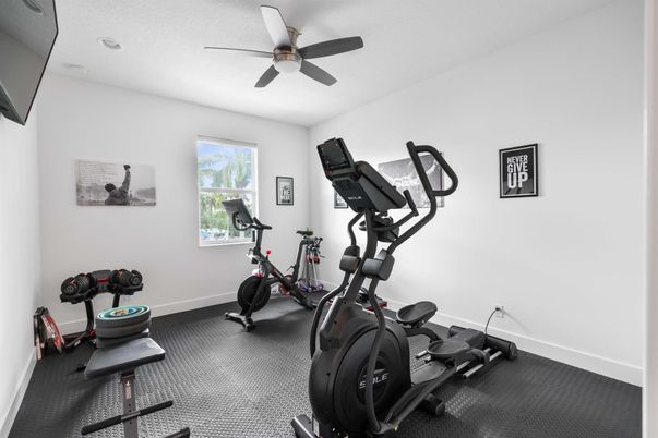 Fitness Equipment, Interior, Recessed Lighting