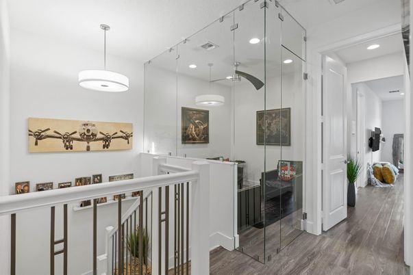 Interior, Pendant Lights, Recessed Lighting, Wood Texture Flooring