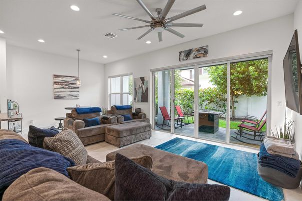 Interior, Living room, Recessed Lighting