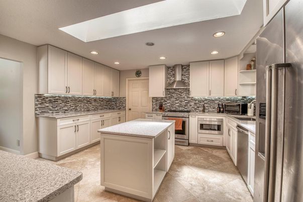 Interior, Kitchen, Recessed Lighting, Stainless Steel Appliances