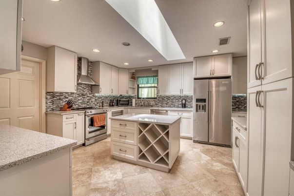 Interior, Kitchen, Recessed Lighting, Stainless Steel Appliances