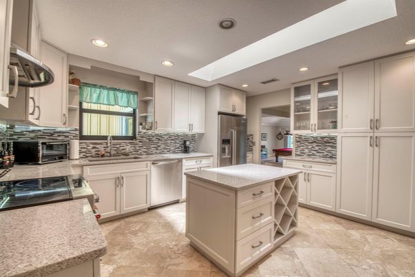 Interior, Kitchen, Recessed Lighting, Stainless Steel Appliances