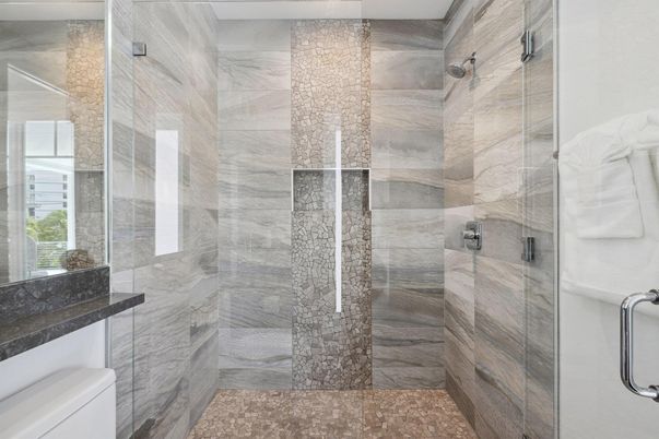 Bathroom, Glass Shower, Interior