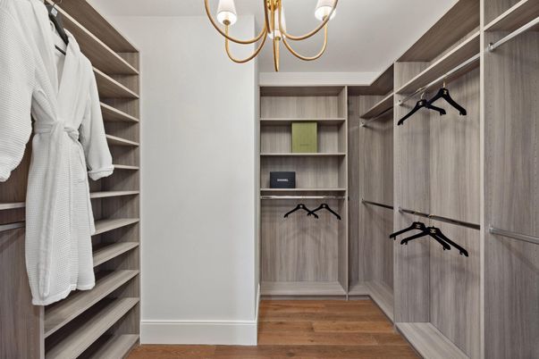 Chandelier, Interior, Walk-in Closets, Wood Texture Flooring