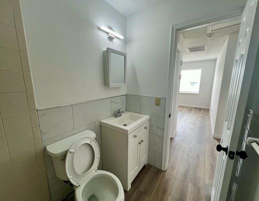 Bathroom, Interior, Wood Texture Flooring