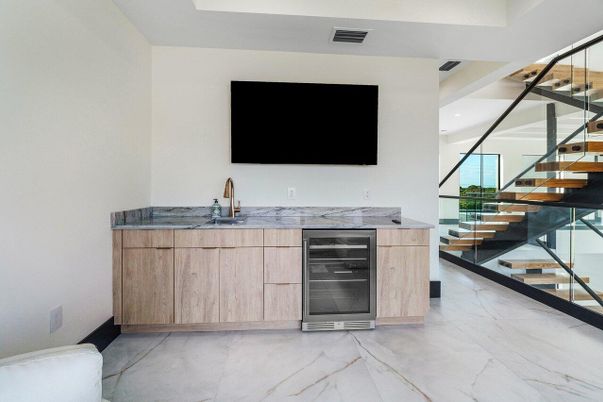 Interior, Marble, Recessed Lighting