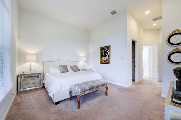 Bedroom, Interior, Recessed Lighting