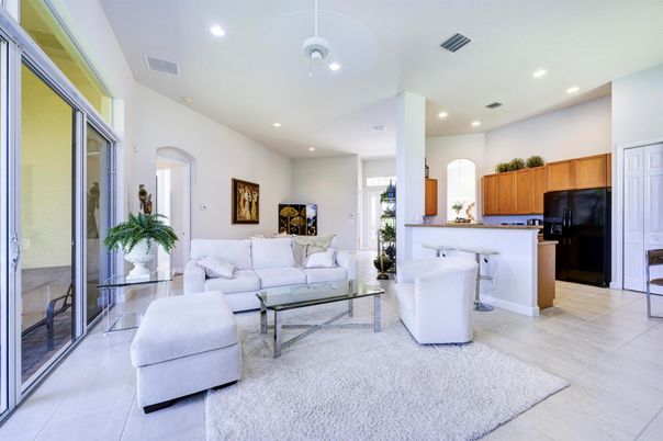 Interior, Kitchen, Living room, Recessed Lighting