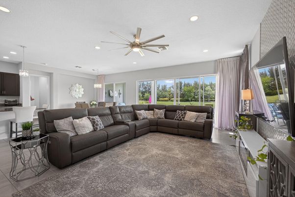 Dining room, Interior, Kitchen, Living room, Pendant Lights, Recessed Lighting