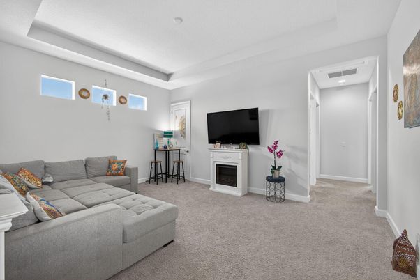 Fireplace, Interior, Living room, Recessed Lighting