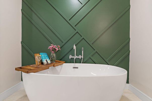 Bathroom, Free Standing Baths, Interior, Marble