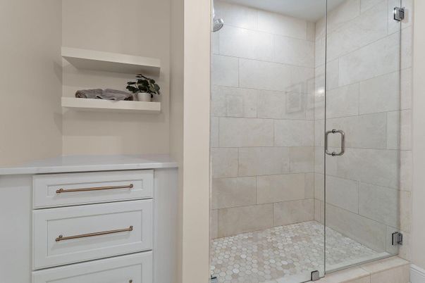 Bathroom, Glass Shower, Interior