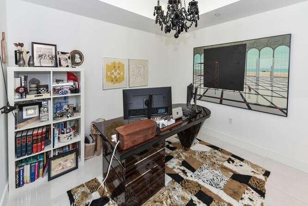 Chandelier, Home Office, Interior