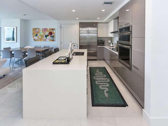 Dining room, Interior, Kitchen, Recessed Lighting, Stainless Steel Appliances