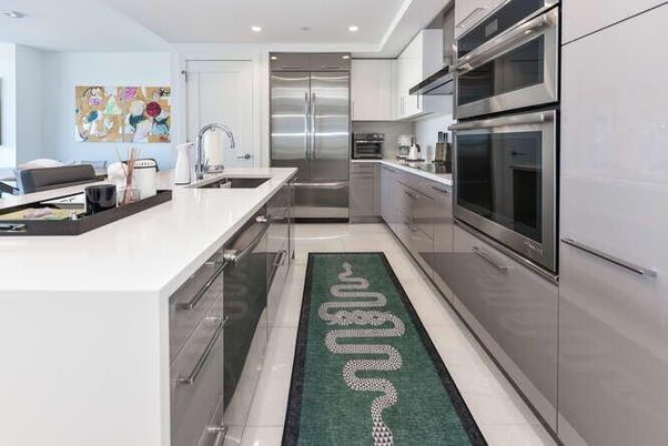 Interior, Kitchen, Recessed Lighting, Stainless Steel Appliances