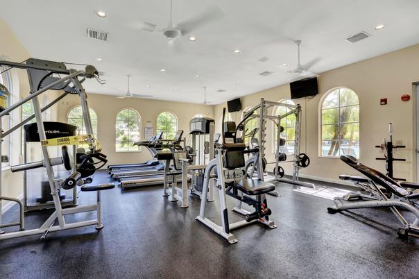Fitness Equipment, Gym, Interior, Recessed Lighting