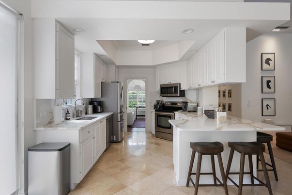 Interior, Kitchen, Recessed Lighting, Stainless Steel Appliances