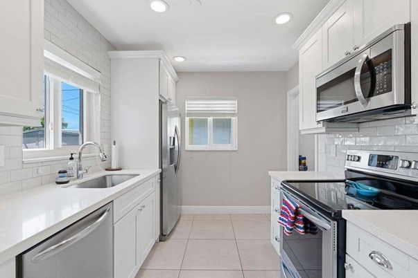 Interior, Kitchen, Recessed Lighting, Stainless Steel Appliances