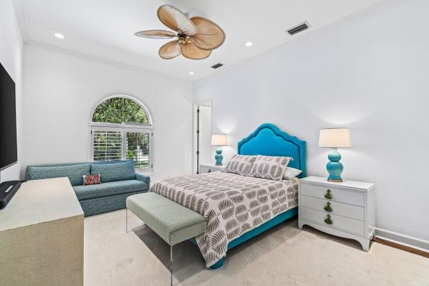 Bedroom, Interior, Recessed Lighting