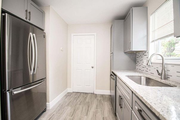 Interior, Kitchen, Wood Texture Flooring