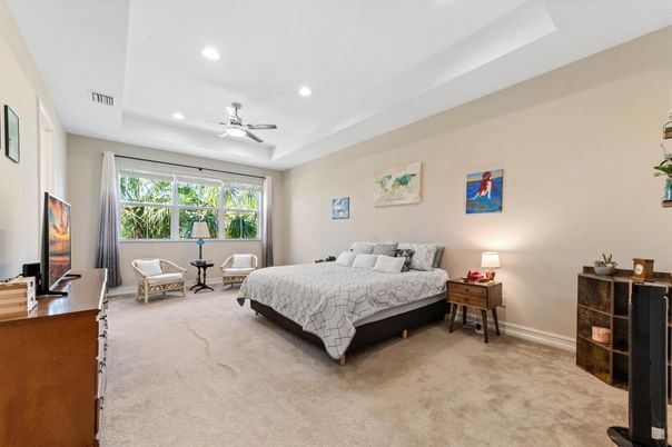 Bedroom, Interior, Recessed Lighting